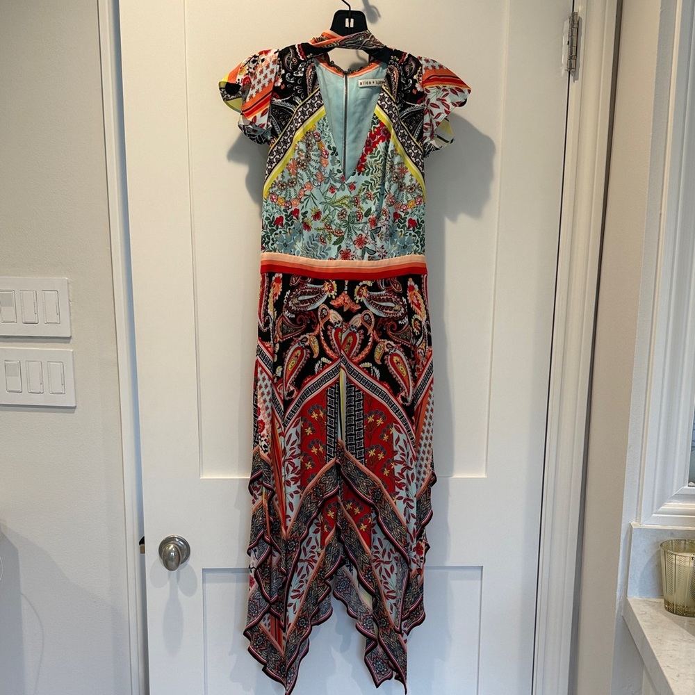Alice + Olivia Multicolor Patterned Dress